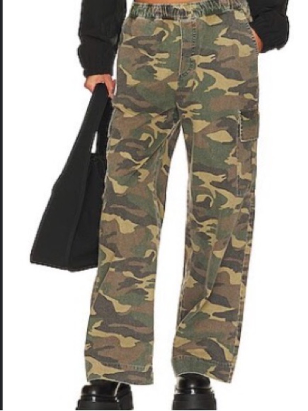 Sundry Camo Baggy Cargo Pants